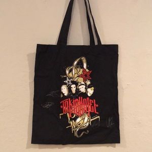 autographed tokio hotel tote bag! 🖤